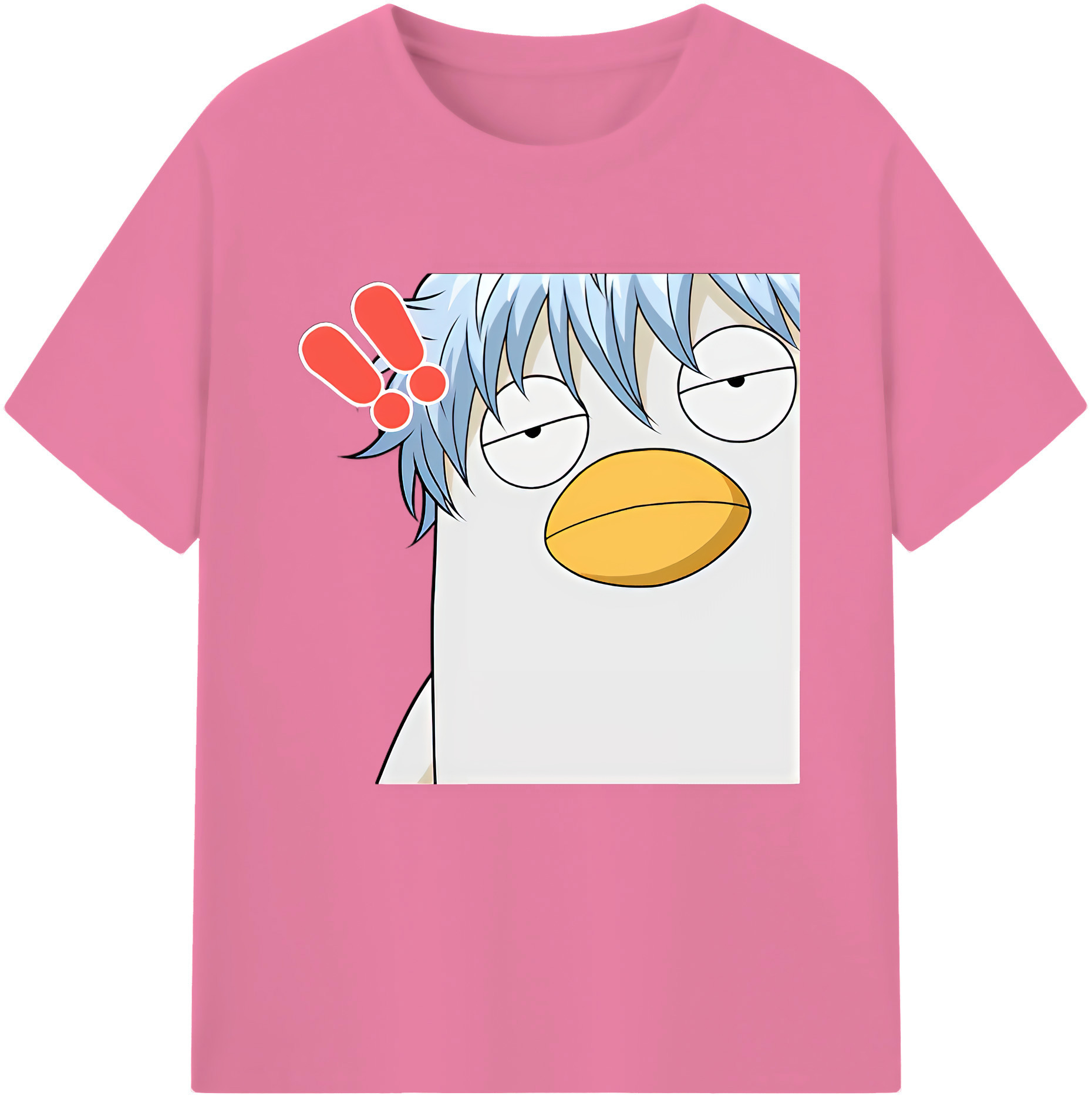 （画像用） ぎんたま 坂田銀時（さかたぎんとき） 神楽 志村新八（しむら しんぱち） GINTAMA Sakata Gintoki Kagura Shimura Shinpachi 綿100％半袖Tシャツ（フロントプリント）
